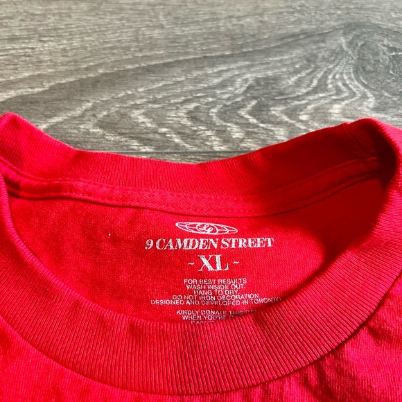 Legends League XL in bright red with white design and type. - Picture 3 of 5